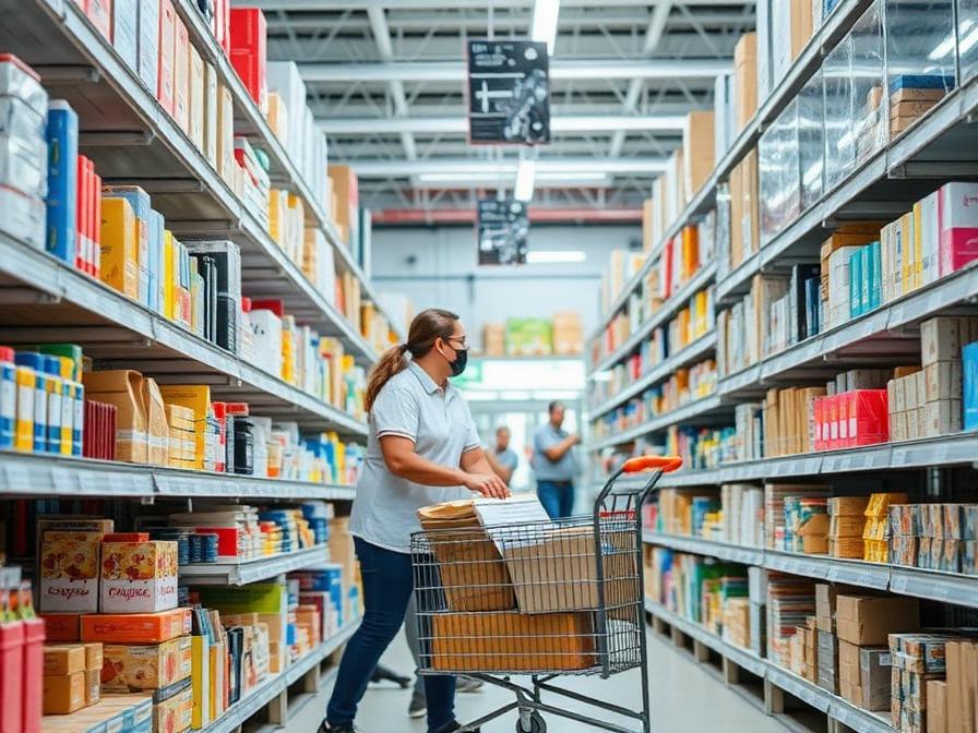 Office supplies wholesaler picking orders